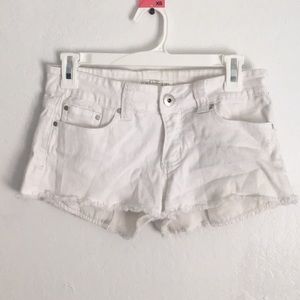 4/25 !! F21 white shorts